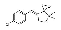 7-[(4-chlorophenyl)methylidene]-4,4-dimethyl-1-oxaspiro[2.4]heptane Structure