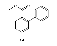 [1,​1'-​Biphenyl]​-​2-​carboxylic acid, 5-​chloro-​, methyl ester结构式