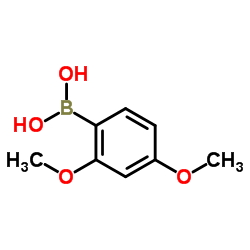 2,4-Dimethoxyphenylboronic acid Structure