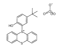 5-(5-tert-butyl-2-hydroxyphenyl)thianthreniumyl perchlorate Structure