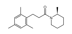 (S)-1-(3-mesitylpropanoyl)-2-methyl piperidine结构式