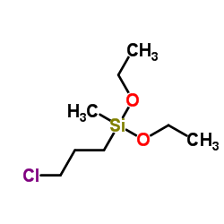 (3-Chloropropyl)(diethoxy)methylsilane structure