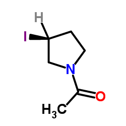 1-[(3S)-3-Iodo-1-pyrrolidinyl]ethanone结构式