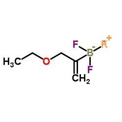 Potassium (3-ethoxy-1-propen-2-yl)(trifluoro)borate(1-) Structure