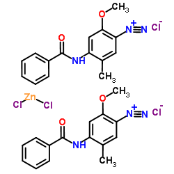 zinc,4-benzamido-2-methoxy-5-methylbenzenediazonium,trichloride picture