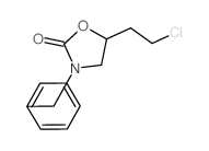 3-benzyl-5-(2-chloroethyl)oxazolidin-2-one structure