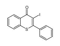 3-iodo-2-phenylthiochromen-4-one Structure