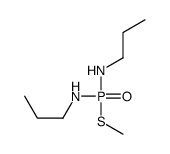 N-[methylsulfanyl(propylamino)phosphoryl]propan-1-amine结构式