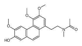 1-(N-Acetyl-N-methylamino)ethyl-3,4,6-trimethoxy-7-hydroxyphenanthrene结构式