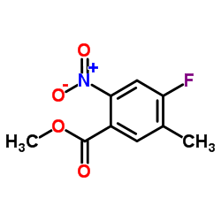 Methyl 4-fluoro-5-methyl-2-nitrobenzoate Structure