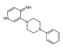 3-(4-Phenyl-1-piperazinyl)-4-pyridinamine结构式