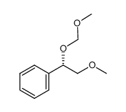 (S)-(2-methoxy-1-(methoxymethoxy)ethyl)benzene结构式