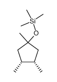 Silane, trimethyl[(1,3,4-trimethylcyclopentyl)oxy]- (9CI)结构式