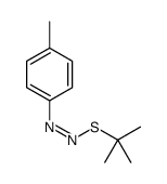 tert-butylsulfanyl-(4-methylphenyl)diazene Structure