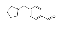 1-(4-PYRROLIDIN-1-YLMETHYL-PHENYL)-ETHANONE Structure