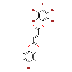 bis(pentabromophenyl) fumarate Structure