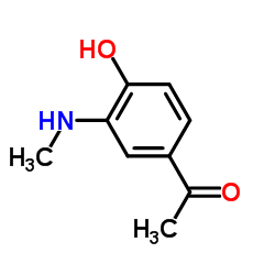 Ethanone, 1-[4-hydroxy-3-(methylamino)phenyl]- (9CI) picture
