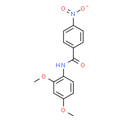 N-(2,4-Dimethoxyphenyl)-4-nitrobenzamide结构式