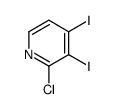 2-Chloro-3,4-diiodopyridine Structure
