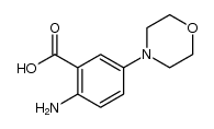 2-Amino-5-morpholinobenzoic Acid structure