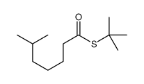 S-tert-butyl 6-methylheptanethioate Structure