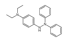 4-(2,2-diphenylhydrazinyl)-N,N-diethylaniline结构式