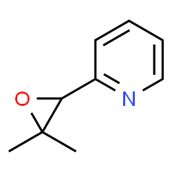 Pyridine, 2-(3,3-dimethyloxiranyl)- (9CI) structure