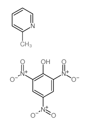 2-methylpyridine; 2,4,6-trinitrophenol Structure