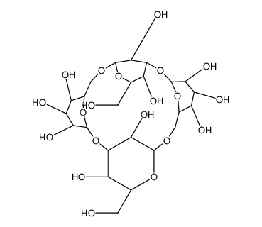 cyclotetraglucose anhydrous Structure