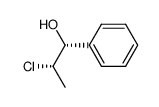 (-)-(1R,2S)-1-phenyl-2-chloro-1-propanol结构式