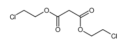 bis(2-chloroethyl) propanedioate Structure