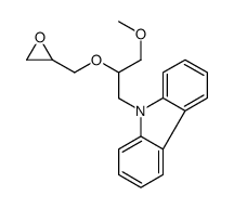 9-[3-methoxy-2-(oxiran-2-ylmethoxy)propyl]carbazole Structure
