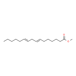 7,10-Hexadecadienoic acid methyl ester结构式