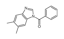 (5,6-dimethylbenzimidazol-1-yl)-phenylmethanone Structure