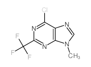 9H-Purine,6-chloro-9-methyl-2-(trifluoromethyl)- structure