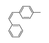 1-METHYL-4-((E)-STYRYL)-BENZENE Structure