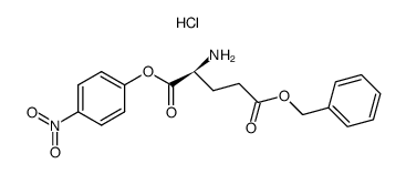 γ-Benzyl-L-glutaminsaeure-(4-nitro-phenylester) Structure