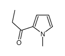 1-(1-methylpyrrol-2-yl)propan-1-one结构式