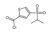 4-(Isopropylsulphonyl)thiophene-2-carbonyl chloride structure