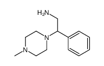 2-(4-methylpiperazin-1-yl)-2-phenylethan-1-amine结构式