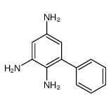 2-苯基-4,6-二氨基苯胺结构式