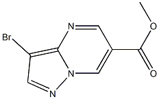 methyl 3-bromopyrazolo[1,5-a]pyrimidine-6-carboxylate structure