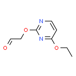 Acetaldehyde, [(4-ethoxy-2-pyrimidinyl)oxy]- (9CI)结构式