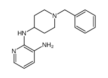 2-N-(1-benzylpiperidin-4-yl)pyridine-2,3-diamine结构式