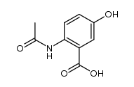 2-acetylamino-5-hydroxy-benzoic acid Structure