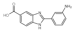 2-(3-Aminophenyl)-1H-benzimidazole-5-carboxylic acid structure