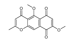 5,8-Dimethoxy-2-methyl-4H-naphtho[2,3-b]pyran-4,6,9-trione Structure