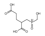 2,4-dicarboxybutyl-(hydroxymethyl)-oxophosphanium结构式