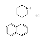 3-(1-NAPHTHYL) PIPERIDINE HYDROCHLORIDE structure