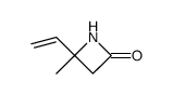 4-methyl-4-vinylazetidin-2-one结构式